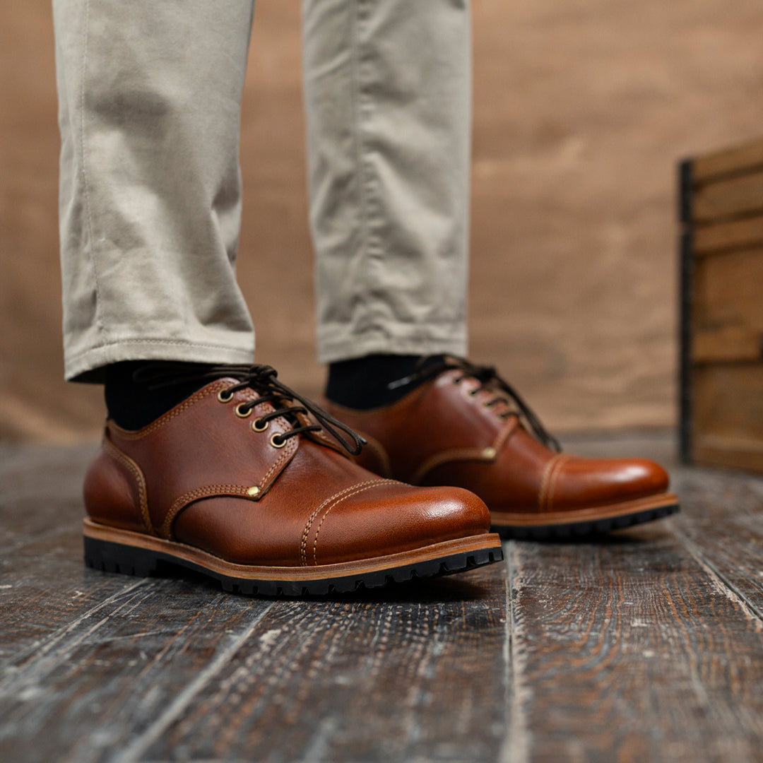 Gurkha Shoes (Saddle Tan) Goodyear Welted