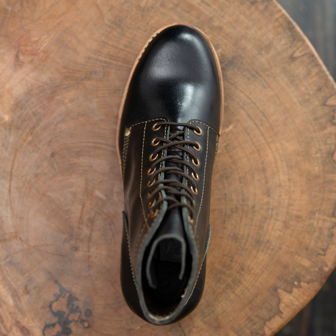 1943 Service Boots 6" (Raven Black) Goodyear Welted