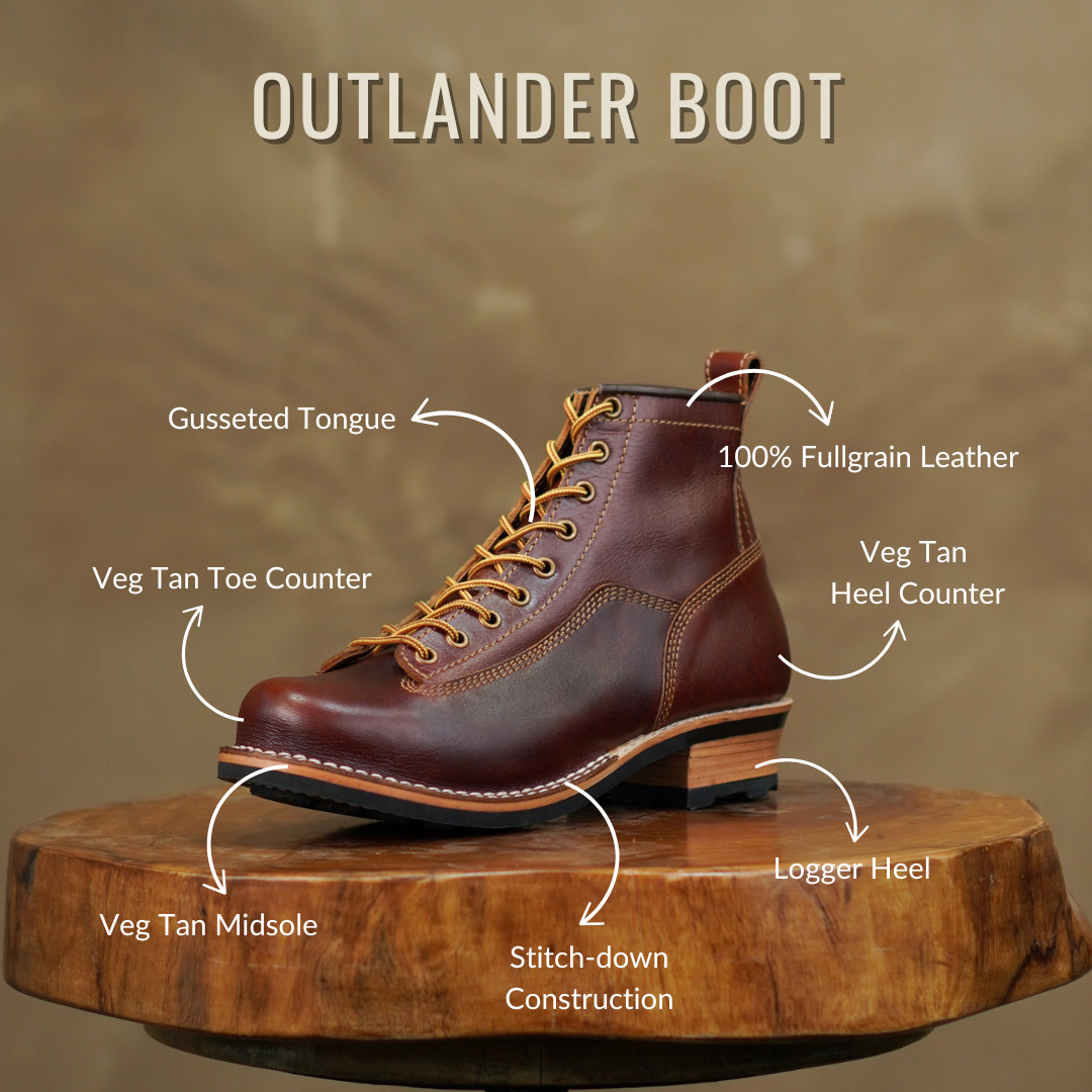 Outlander Boots 6" (Saddle Tan)