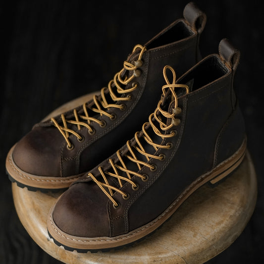 Monkey Explorer Boots 6" (Vintage Brown) Goodyear Welted