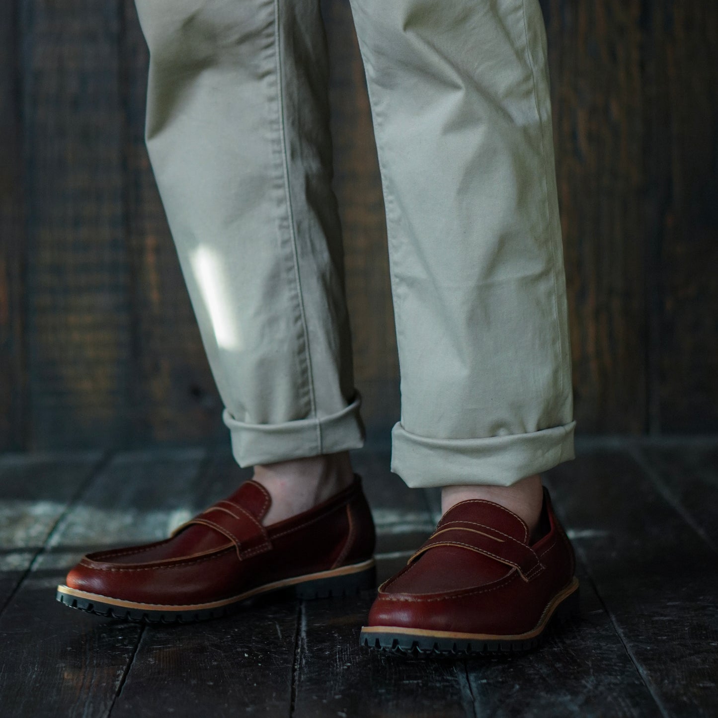 Oslo Penny Loafers (Saddle Tan) Goodyear Welted