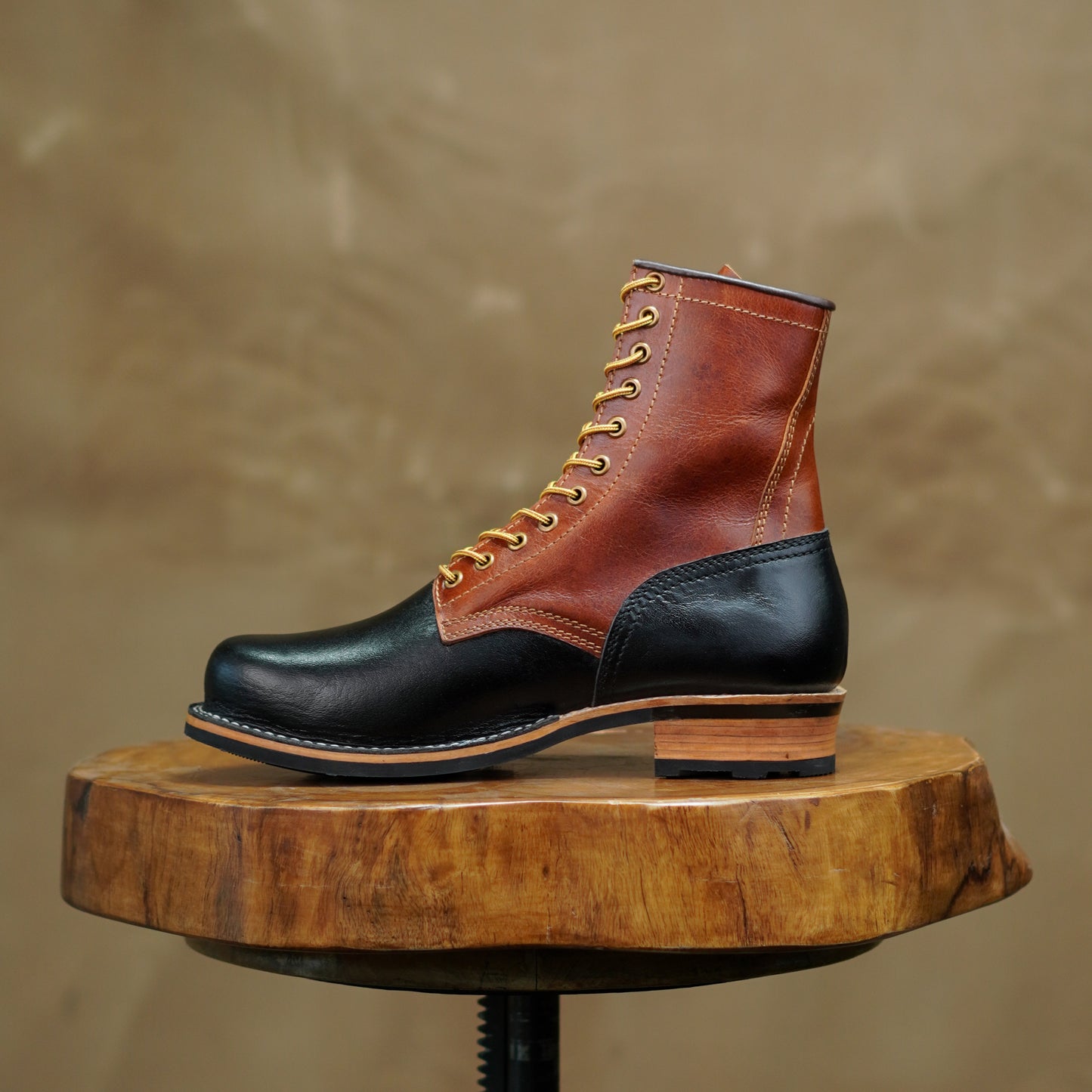 Trooper Boots 8" (Black & Tan)