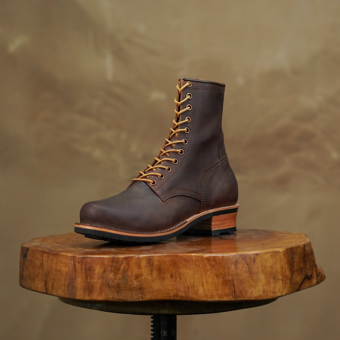 Trooper Boots 8" (Vintage Brown)