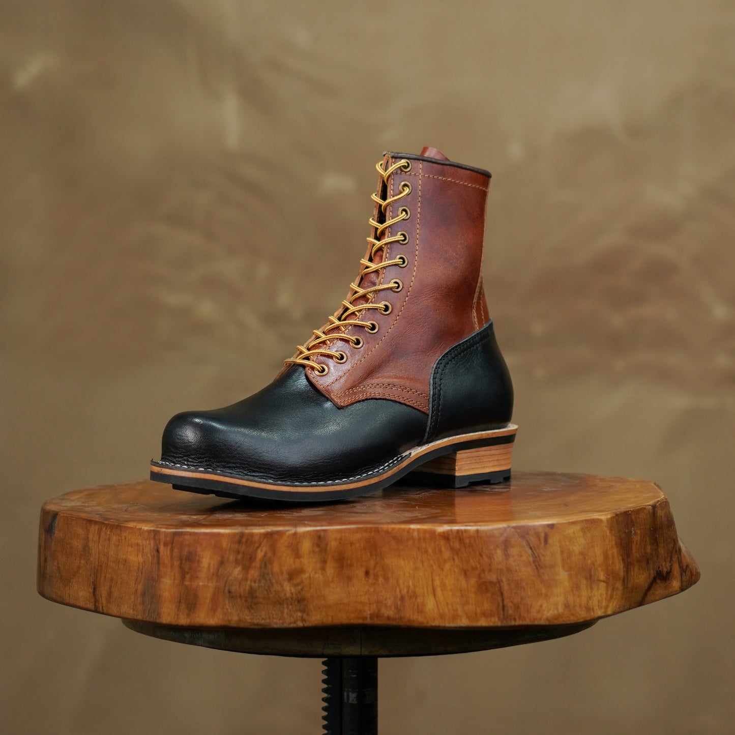 Trooper Boots 8" (Black & Tan)