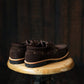 Voyager Boat Shoes Suede (Espresso Brown) Goodyear Welted