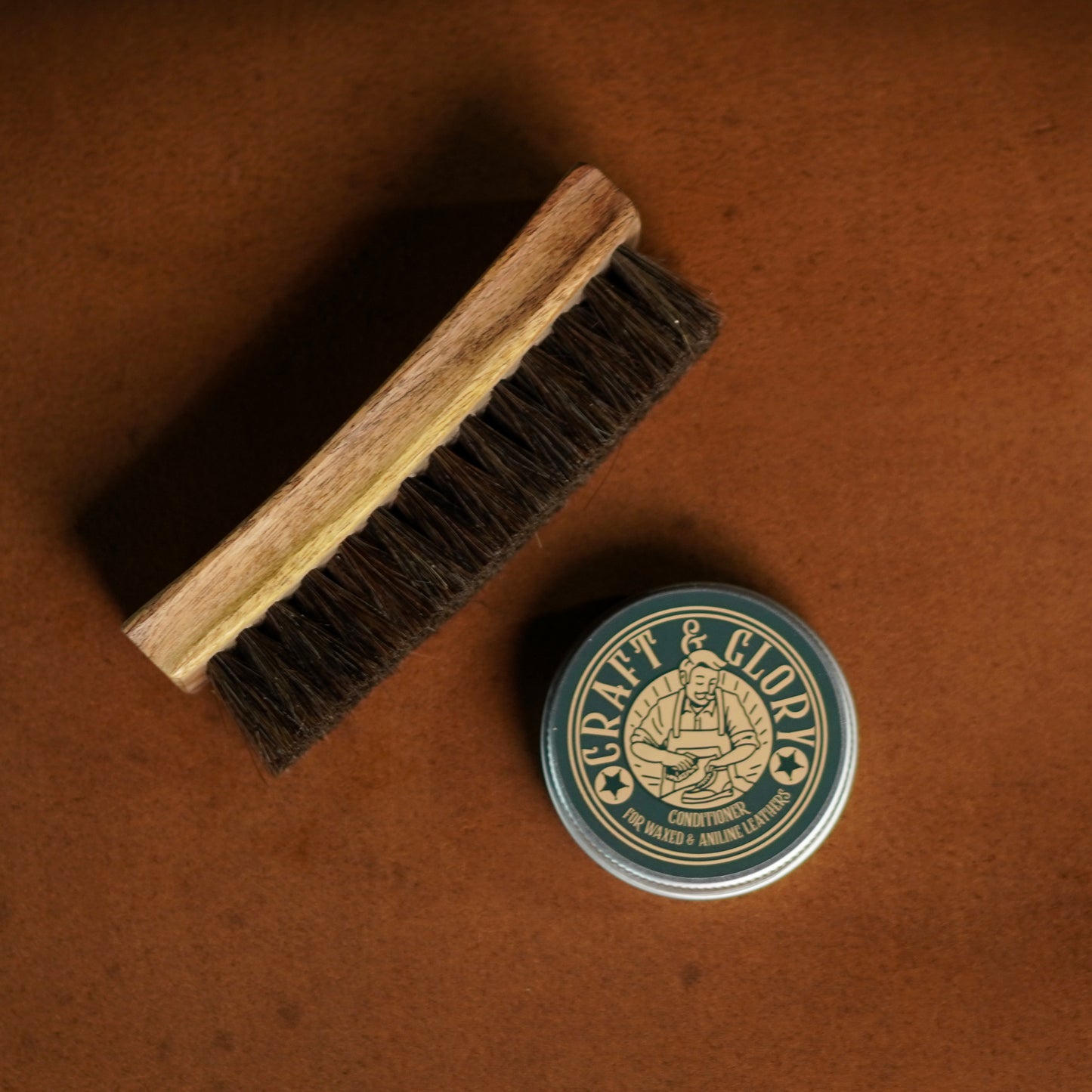 Conditioning Kit (Leather Conditioner + Horse Hair Brush) (20 Days Pre-Order)
