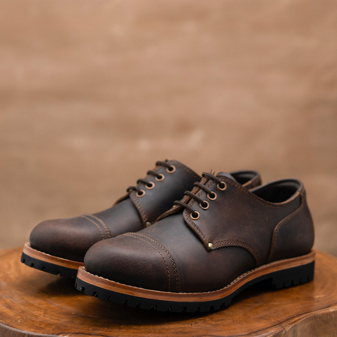 Gurkha Shoes (Vintage Brown) Goodyear Welted