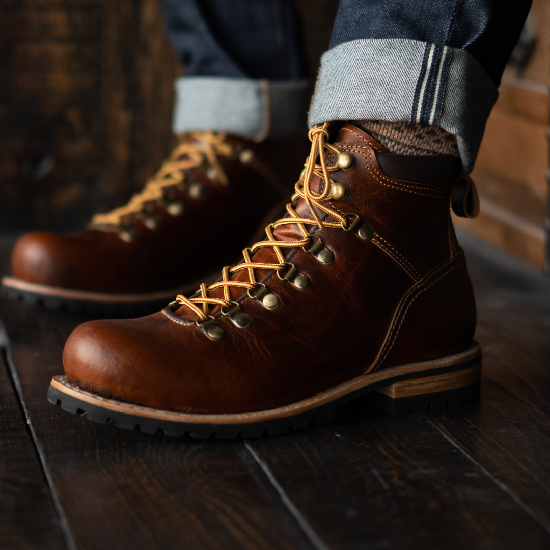 Hike Boots (Saddle Tan) Goodyear Welted – Craft & Glory International
