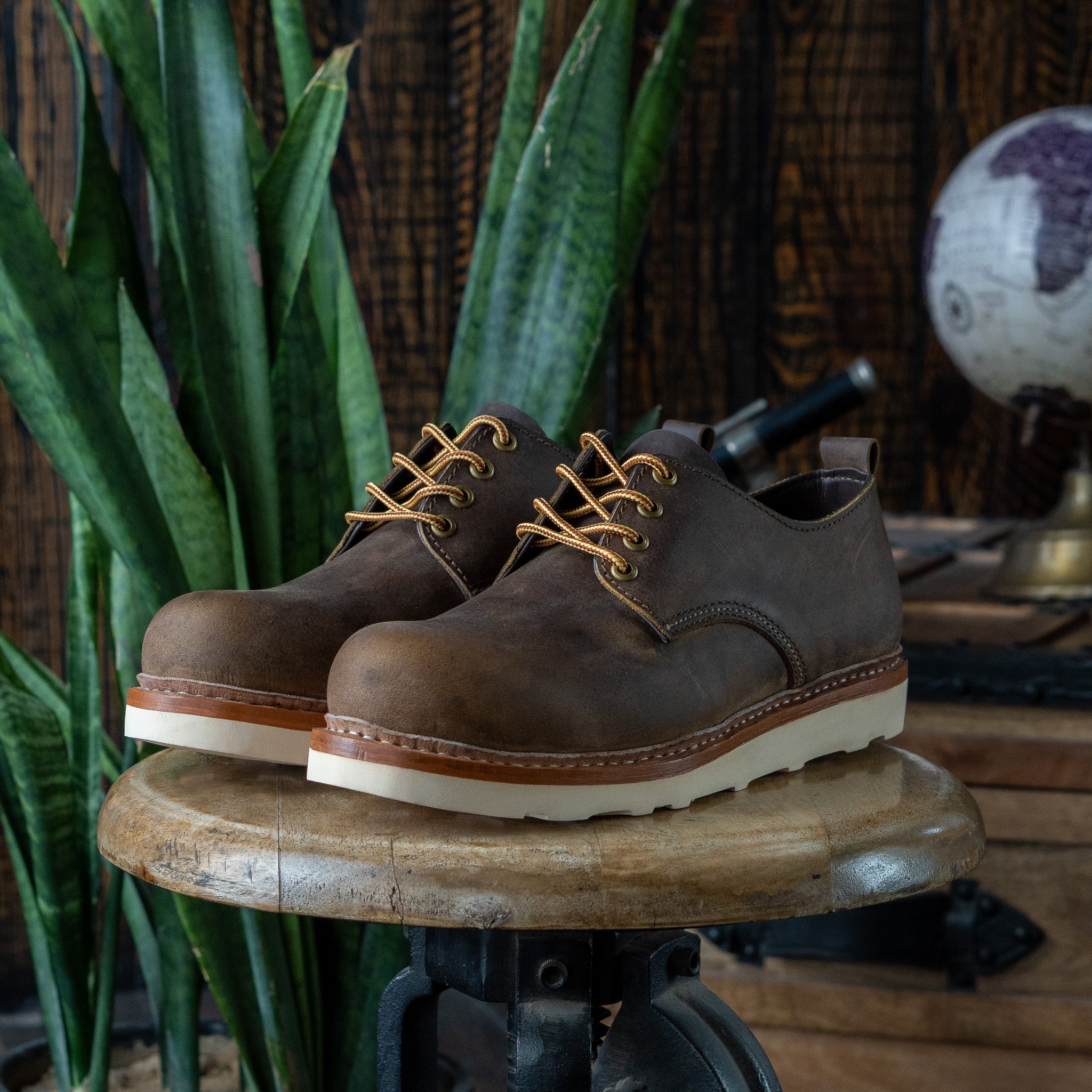 Field Shoes Vintage Brown Goodyear Welted Craft Glory International